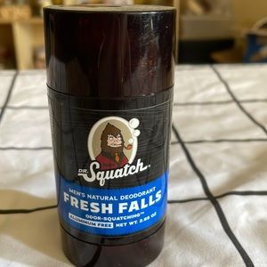 Dr. Squatch Natural Deodorant for Men Odor. Aluminum Free -Fresh Falls 2.65 oz